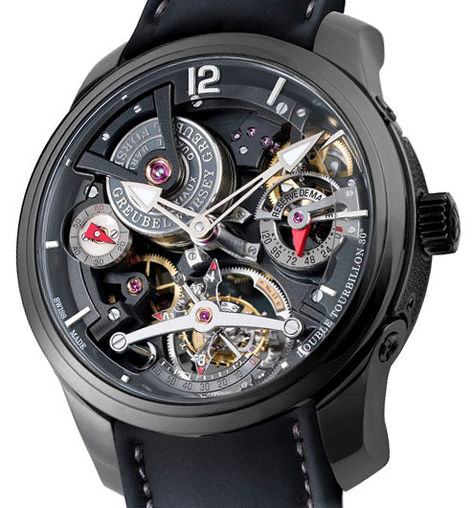 Review Greubel Forsey GF02s Black Double Tourbillon Technique 30 ° watch replica - Click Image to Close